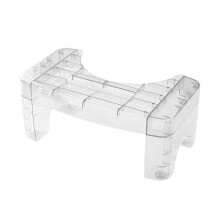 Transparent Toilet Foot Stool Anti-Slip Step for Adults Kids