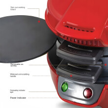 Breakfast Sandwich Maker 600W Non Stick Portable Stainless Steel