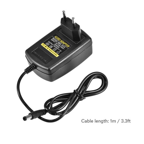 Universal 24V 1A Netzadapter Ladegerät Wandstecker 5,5*2,1mm 2