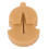 8Pcs Adjustable Rubber Violin Mute Silencers Brown Practice Accessories 9