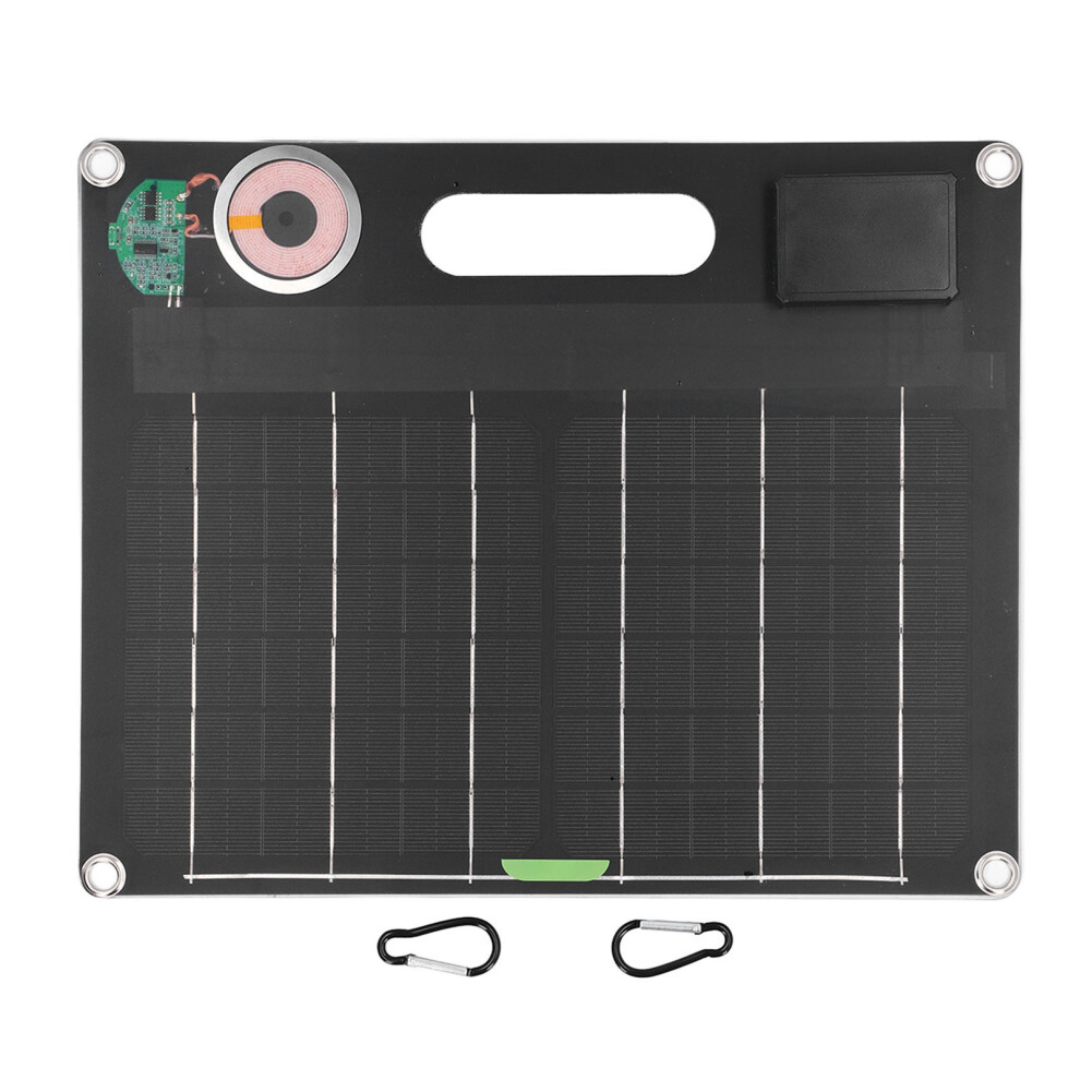 20W Monocrystalline Solar Panel Dual Usb Fast Charger 685922161406