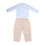 Jungen Anzug Langarm Hemd Blau 100cm Set 12