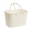 Imitation Rattan Woven Basket Plastic Handheld Fruit Storage Beige 3