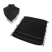 Schwarches Baumwoll-Wüstenhalsband mit Quasten für Outdoor-Aktivitäten
