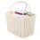 Imitation Rattan Woven Basket Plastic Handheld Fruit Storage Beige 4