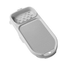 Mini Washing Board 2 in 1 Portable with Soap Dish for Hand Wash