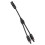 Y Type Solar Panel Extension Cable Set 30A 1.5-6mm² IP67 Black 12
