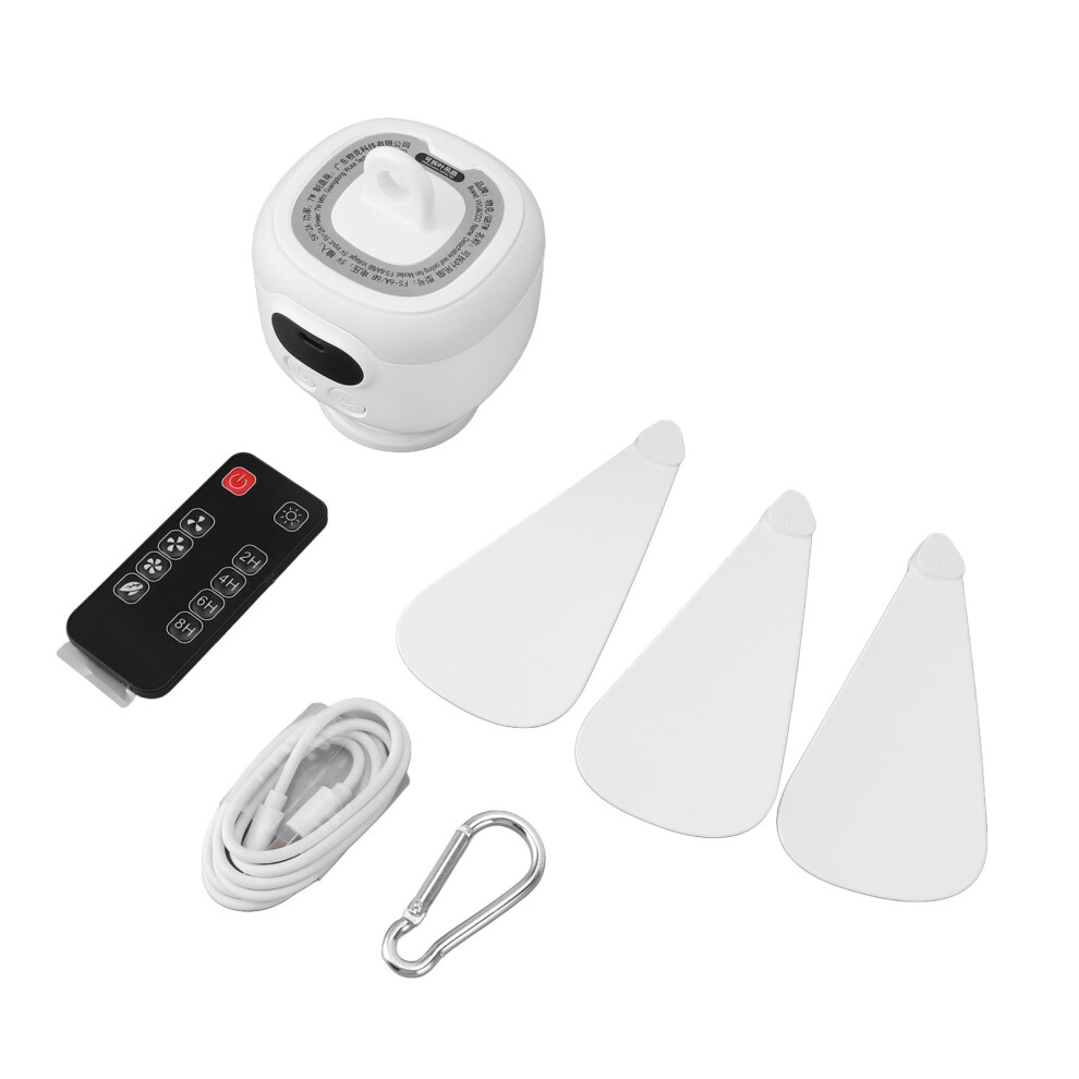 Rechargeable Camping Fan 8000Mah Detachable Blades 3 Speeds Remote 685922165244
