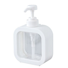 (500ML) Hand Press Empty Bottle 500ML Large Capacity Shampoo Dispenser