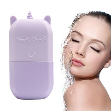 Ice Face Roller Mold - Anti Slip, Light &amp; Cute, Purple, Silicone