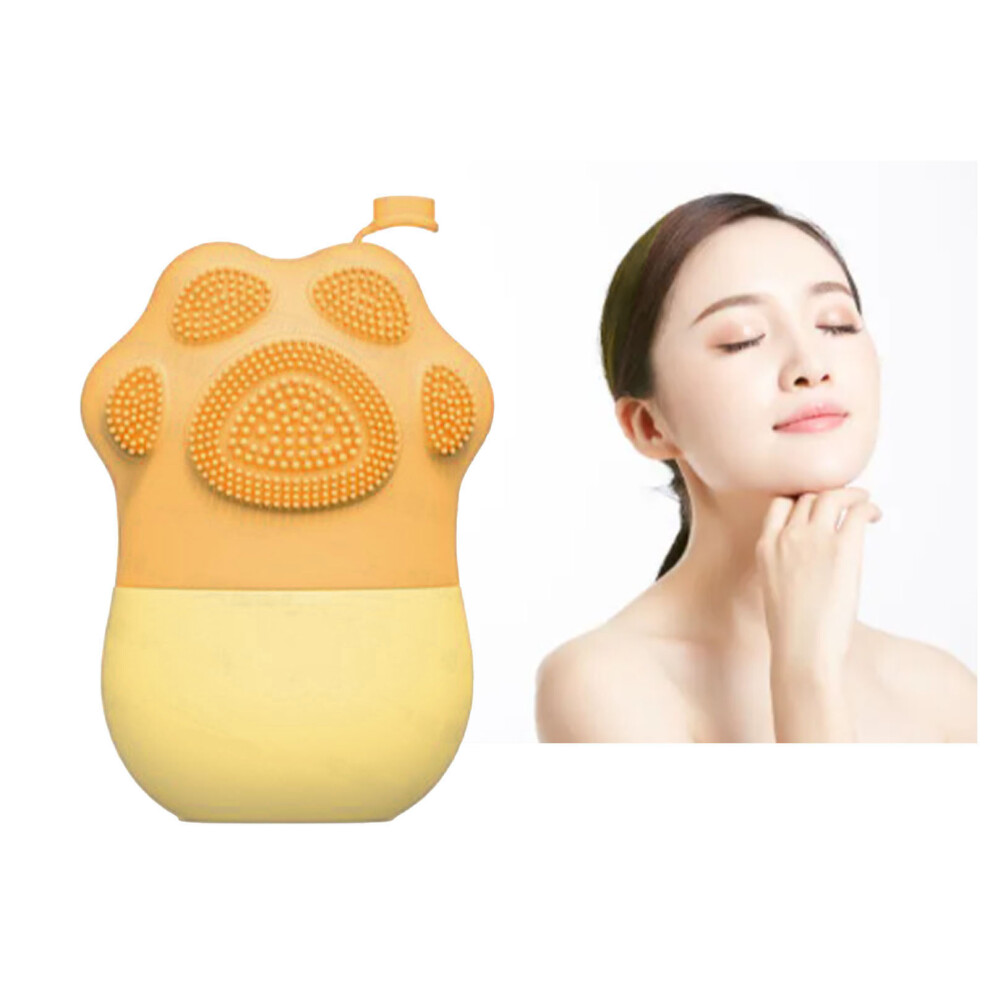 Yellow Face Beauty Ice Roller - Cat Paw Design For Pores & Circulation