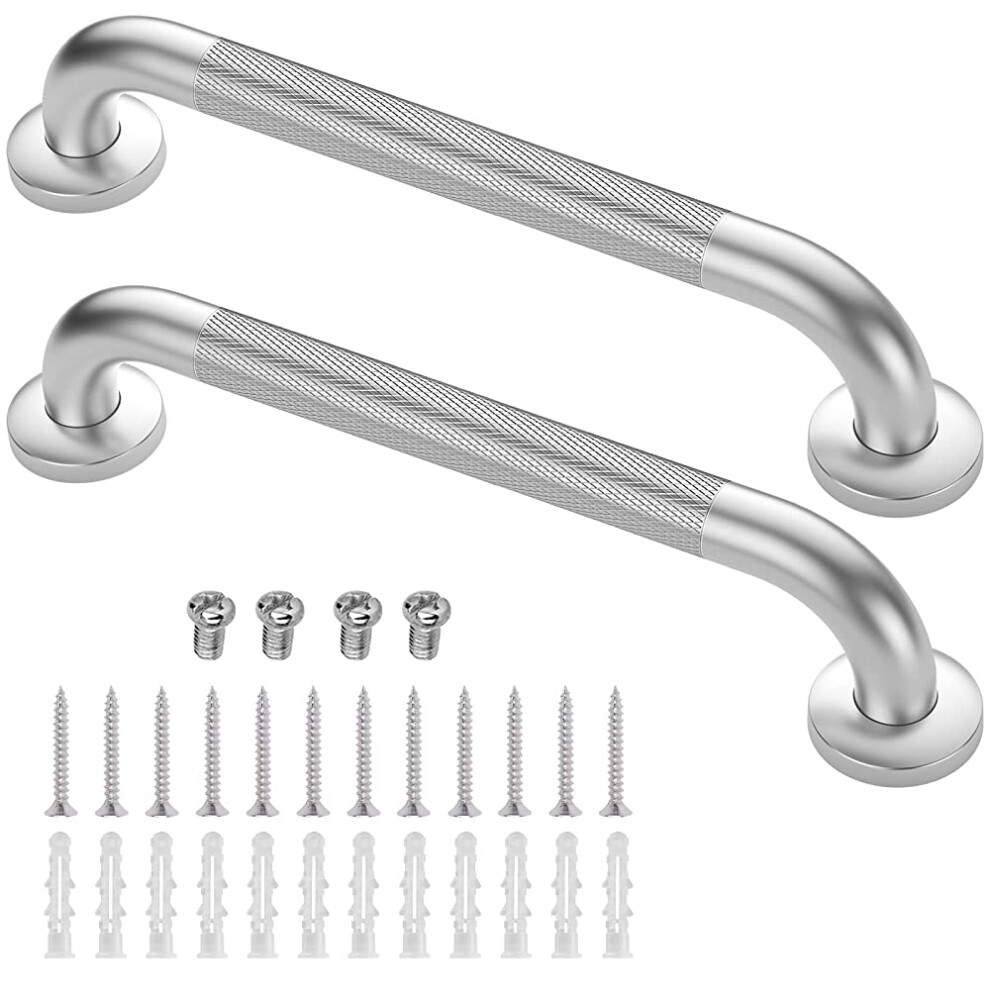 2PCS 16 Inch Stainless Steel Shower Grab Bar Anti Slip Safety Handle-image-OPC-PKYTG8Z-NEW