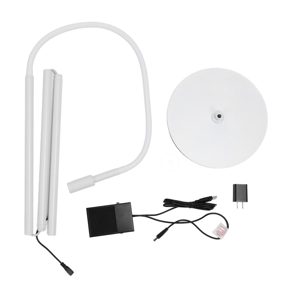 (EU Plug) UV Lamp 395-400nm 3S Fast Curing Gooseneck with Pedal