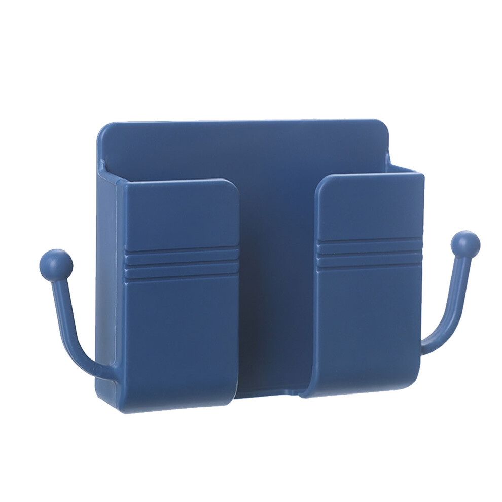 () Wall Mount Remote Organizer Holder Rack Tv Ac Remote Storage Pink/Blue