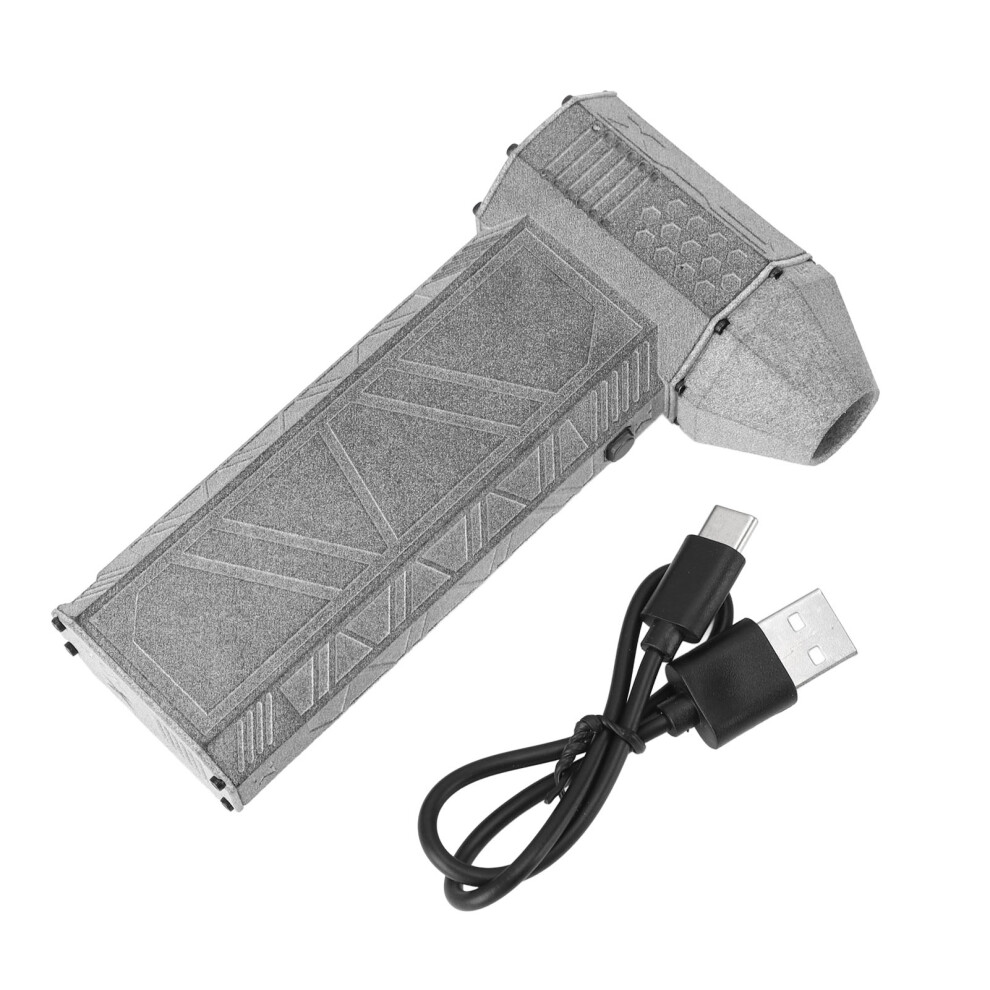 (Black) Jet Fan 150000Rpm Brushless Handheld Rechargeable Turbo Fan Grey 685922168474