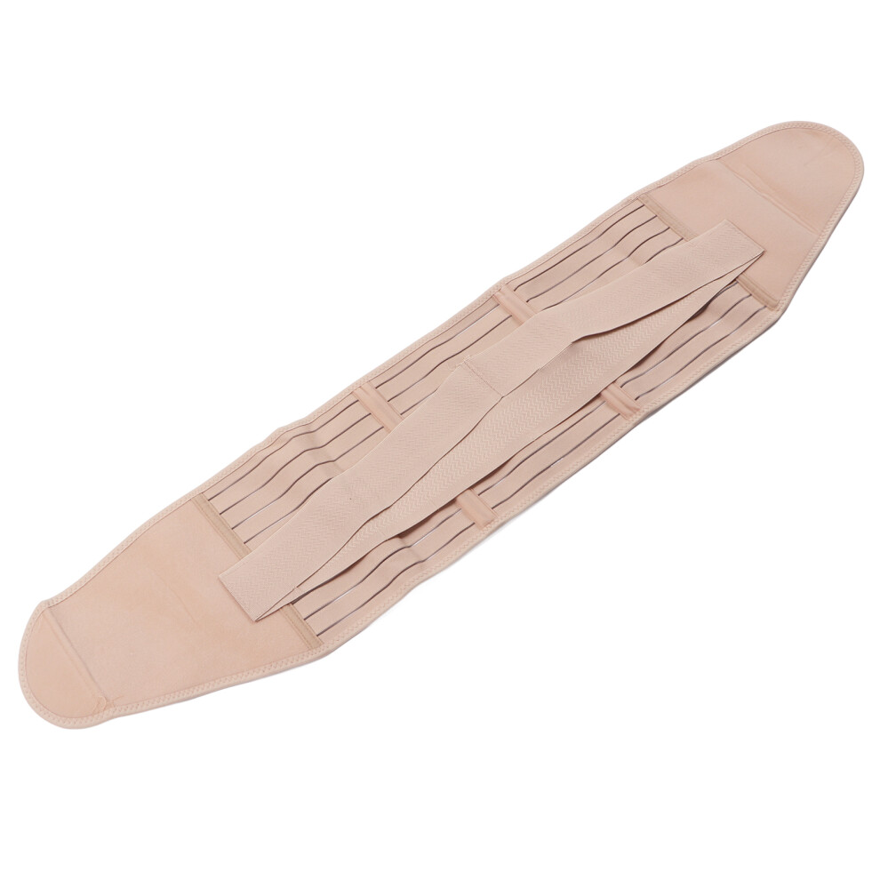 Postpartum Belly Band Abdominal Support Wrap Belt - Apricot M