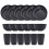 Wheat Straw Tableware Set Plate Dishes Water Cup Bowl Black 1