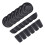 Wheat Straw Tableware Set Plate Dishes Water Cup Bowl Black 4
