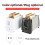 2 Slice Toaster Stainless Steel ABS 6 Temperature Settings 5