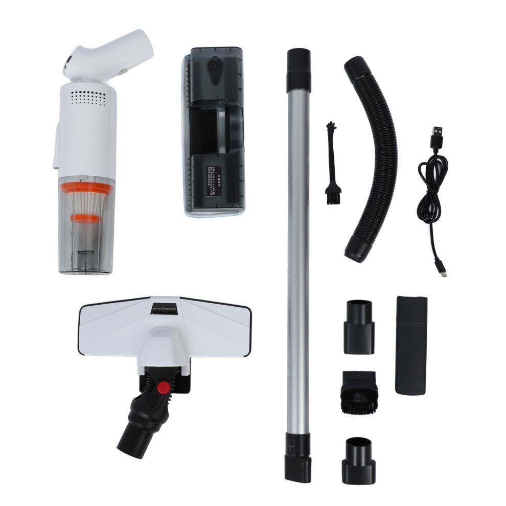 Cordless Wet Dry Vacuum Rechargeable Stick Handheld With Light White 685922169969