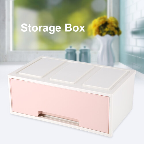 Bunter Desktop-Box mit Schubladen, 32x19,2x7 cm