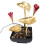 USB Tree Leaves Iron Water Fountain Tabletop Decor 5