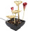 USB Tree Leaves Iron Water Fountain Tabletop Decor 4