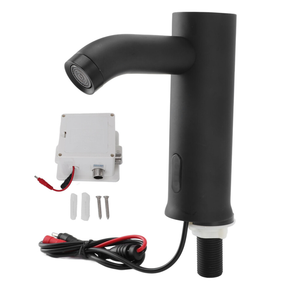 Motion Sensor Faucet Battery Powered Touchless Infrared Black 685922171894