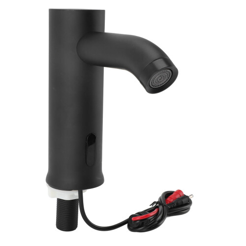 Motion Sensor Faucet Battery Powered Touchless Infrared Black 1