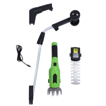 Cordless 4 in 1 Hedge Trimmer Alloy Steel Electric Grass Shear USB