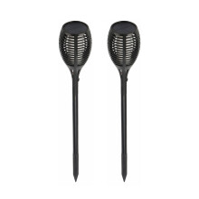 Solar Flame Lights Outdoor Ground Plug Waterproof Garden Lights