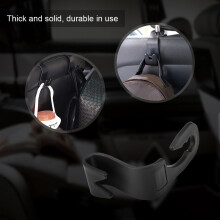 4 Stück Schwarze Universelle Kopfstützenhaken für Auto/SUV, Organizer, passt für 13,5 mm