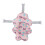 Baby Bath Seat Pink Rainbow, Foldable Soft Support, 57cm 3