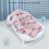Baby Bath Seat Pink Rainbow, Foldable Soft Support, 57cm 9