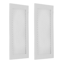 2 Stück Baby-Schutz Silikon Lüftungsgitter für Zuhause Boden Grau 30x14cm