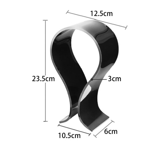 Acrylic Headphone Stand Bracket Gaming Headset Rack Holder 1