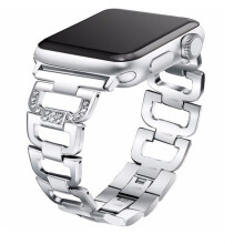 42MM Alloy Watch Band with Rhinestone for iWatch Women Band Strap