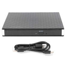 External DVD Drive USB 3.0 Type-C for Windows XP-7-Linux-OS X