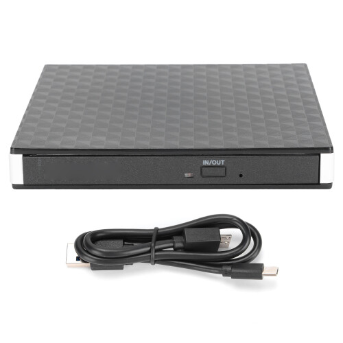 External DVD Drive USB 3.0 Type-C for Windows XP-7-Linux-OS X