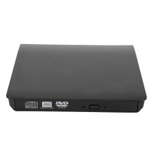 (Black) USB3.0 Mobile Optical Drive DVD CD Writer Non-Slip Mat Black