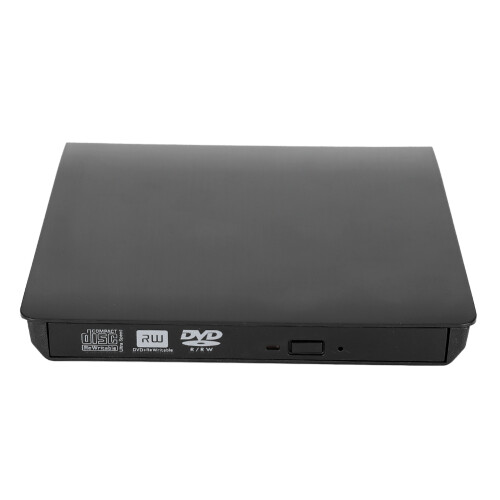 (Black) USB3.0 Mobile Optical Drive DVD CD Writer Non-Slip Mat Black