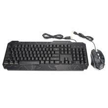 Wired Keyboard and Mouse Set for Windows PC Gaming