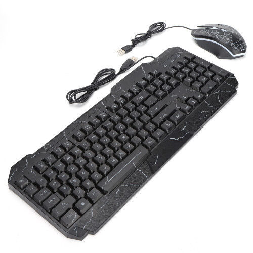 Wired Keyboard and Mouse Set for Windows PC Gaming 2