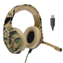 Gaming Headphone USB 7.1 Channel Wired Headset for PC PS4
