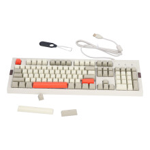 (Alternate Action Or Ergonomic) Gaming Keyboard Vintage 14 Lighting Mechanical Blue Switch PC