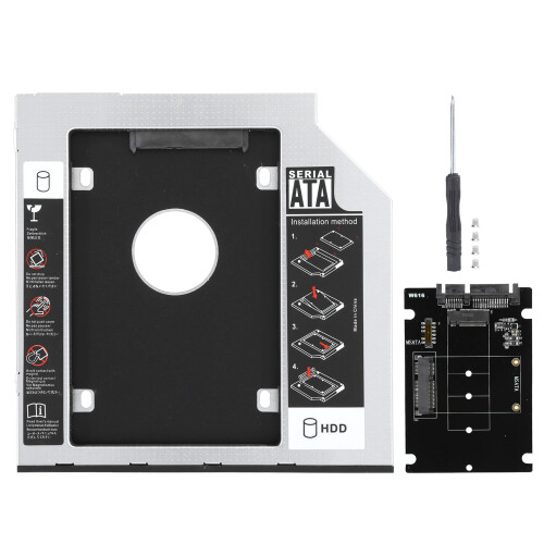 Universal 7-9.5mm Notebook SSD/HDD Carrier MSATA/NGFF