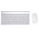 (Black) Wireless 2.4G Keyboard Mouse Combo Ultraslim Silver 1