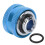 (Black) Quick Twist Connector G1/4 External Thread for Water Cooling Blue 1