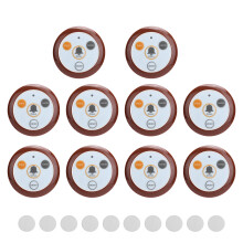 10Pcs Wireless Pager System for Restaurant 433.92MHz DC6V