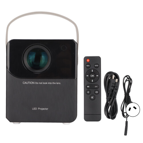 (M800 EU Plug) Projector M800 Wireless WiFi Mini Portable HD with Screen AU Plug